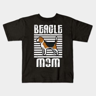 Beagle Mom Proud Dogs Kids T-Shirt